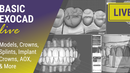 BASIC EXOCAD: Models, Crowns, Splints, Implant Crowns, AOX, &amp; More
