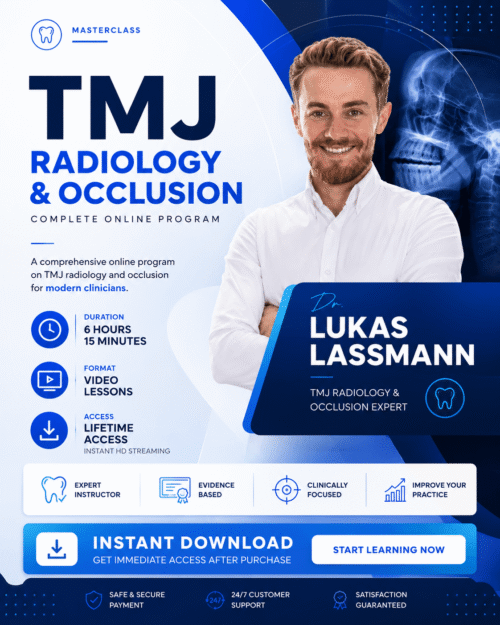 TMJ Radiology and Occlusion Course – Dr. Lukas Lassmann