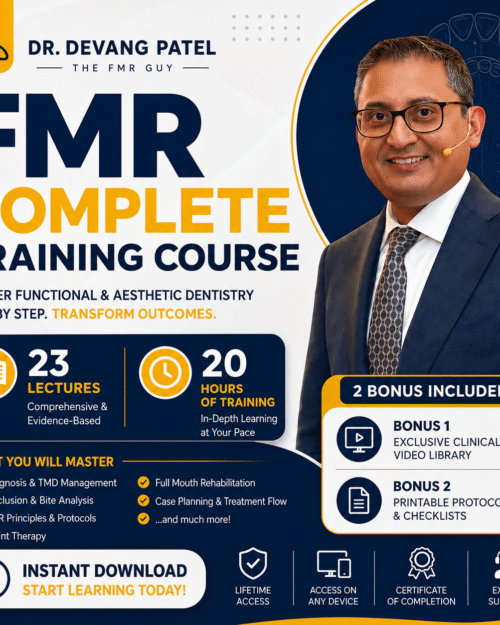 FMR Complete Training Course – Dr. Devang Patel | Bonus Included